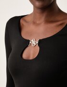 GUESS блуза с дълги ръкави дамска CAMRYN черна W6BP27 K6288
