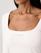GUESS блуза с дълги ръкави дамска LOTUS бежова V6BP05 K6318