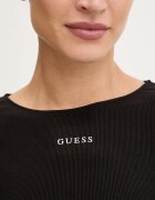 GUESS блуза с дълги ръкави дамска с модал NAT черна V6RP08 KD932