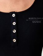 GUESS блуза с дълги ръкави дамска с вискоза X NORTH SAILS тъмносиня W6YP60 K5318