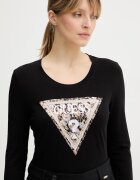 GUESS Блуза с дълги ръкави LEO в черно W6RI33 J1314