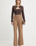 GUESS Блуза с дълги ръкави MILENA в кафяво W6RP11 KAQL2