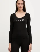 GUESS Блуза с дълги ръкави NEW CARRIE в черно O5RI00 KBBU1