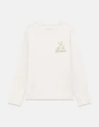 GUESS блуза с дълги ръкави за деца от памук с еластан бяла J6BI09 K5783