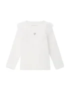 GUESS блуза с дълги ръкави за деца от памук с еластан бяла K6BI19 K5852