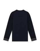 GUESS блуза с дълги ръкави за деца от памук тъмносиня L6YI32 K3783