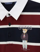 GUESS блуза с дълги ръкави за деца от памук тъмносиня L6YP08 K4003