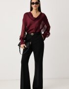 GUESS боди дамско от коприна x LEONIE HANNE бордо W6BH68 W5199