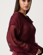 GUESS боди дамско от коприна x LEONIE HANNE бордо W6BH68 W5199