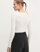 GUESS боди дамско от памук с еластан COLETTE бежово V4YP07 J1314