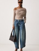 GUESS боди дамско с добавена вълна x LEONIE HANNE бежово W6BP53 K8104