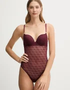 GUESS Боди NORA в черно от дантела с десен O5RM04 KCLB0