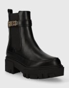 GUESS Боти челси YELMA в черно с платформа FL8YEA ELE10