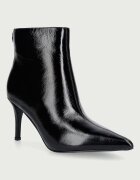 GUESS боти с висок ток дамски от кожа CALEZA черни FLFCLZ LEA10
