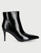 GUESS боти с висок ток дамски от кожа CALEZA черни FLFCLZ LEA10