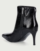 GUESS боти с висок ток дамски от кожа CALEZA черни FLFCLZ LEA10