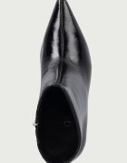 GUESS боти с висок ток дамски от кожа CALEZA черни FLFCLZ LEA10