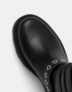 GUESS Ботуши YANKY в черно с платформа FLFYNK ELE11