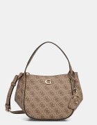 GUESS чанта crossbody дамска от имитация на кожа COLEEN бежова HWSG97 56050