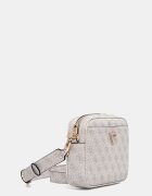 GUESS чанта crossbody дамска от имитация на кожа MERIDIAN бяла HWSG69 74140