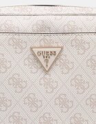 GUESS чанта crossbody дамска от имитация на кожа MERIDIAN бяла HWSG69 74140