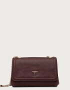 GUESS чанта crossbody дамска от имитация на кожа NOELLE бордо HWZG96 72210