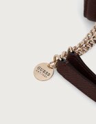 GUESS чанта crossbody дамска от имитация на кожа NOELLE бордо HWZG96 72210