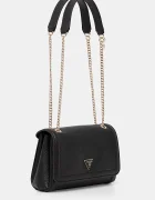 GUESS чанта crossbody дамска от имитация на кожа NOELLE черна HWZG96 72210