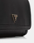 GUESS чанта crossbody дамска от имитация на кожа NOELLE черна HWZG96 72210