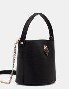 GUESS чанта crossbody дамска от имитация на кожа PATSIE черна HWZG99 19030