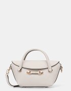 GUESS чанта crossbody дамска от имитация на кожа SOPHIA бяла HWBG99 13760