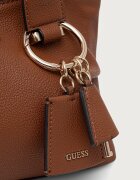 GUESS чанта crossbody дамска от имитация на кожа SUZY кафява HWBG23 22760