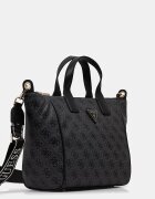 GUESS чанта дамска от имитация на кожа FOLLIE сива TWLB96 76019
