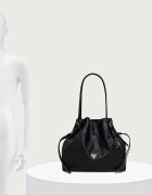GUESS чанта дамска от имитация на кожа KARIMA черна HWNG22 49230