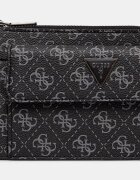 GUESS чанта през рамо мъжка от имитация на кожа MILANO черна HMMILO P6391