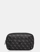 GUESS чанта през рамо мъжка от имитация на кожа MILANO черна HMMILO P6398