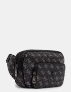 GUESS чанта през рамо мъжка от имитация на кожа MILANO черна HMMILO P6398