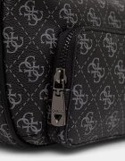 GUESS чанта през рамо мъжка от имитация на кожа MILANO черна HMMILO P6398