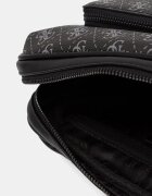 GUESS чанта през рамо мъжка от имитация на кожа MILANO черна HMMILO P6398