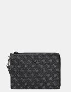 GUESS чанта през рамо мъжка от имитация на кожа MILANO черна PMBALO P5235