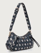 GUESS чанта тип багета дамска от имитация на кожа ALLEGRA синя HWGP24 89180