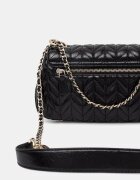 GUESS чанта тип багета дамска от имитация на кожа CHERYL черна HWTQ97 20210