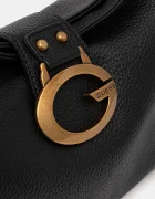 GUESS чанта тип хобо дамска от имитация на кожа CAMDEN черна HWBB93 08180