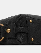 GUESS чанта тип хобо дамска от имитация на кожа CAMDEN черна HWBB93 08180