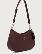 GUESS чанта тип хобо дамска от имитация на кожа NOELLE бордо HWZG96 72180