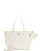 GUESS чанта tote за деца от имитация на кожа бежова J6BZ56 W5114