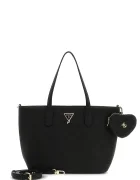 GUESS чанта tote за деца от имитация на кожа черна J6BZ56 W5114