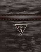 GUESS чанта за рамо мъжка от имитация на кожа MILANO кафява HMMIPW P6223