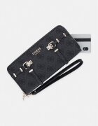 GUESS дамски портфейл от имитация на кожа LEONA сив SWSG99 17146