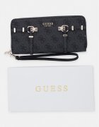 GUESS дамски портфейл от имитация на кожа LEONA сив SWSG99 17146